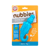 Arm & Hammer Nubbies Gator Dental Toy for Dogs Mint Flavor juguete para perros