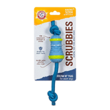 Arm hammer juguete dental de perro adulto con caucho Tpr Scrubbies Throw N' Tug Small