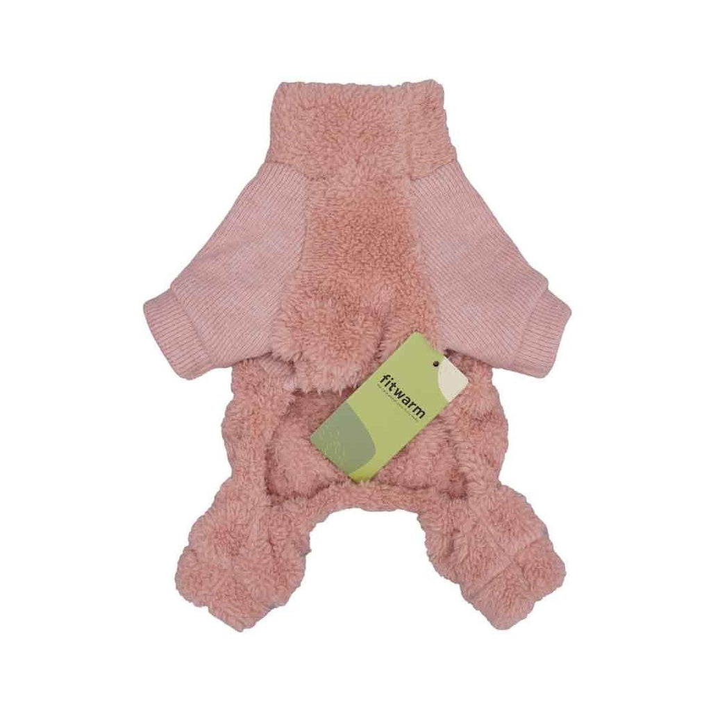 Abrigo Fuzzy Cuello Tortuga Rosado - Pet Fashion