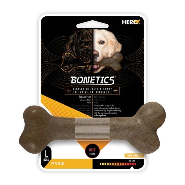 Bonetics Large Femur Bone Beef Flavor juguete para perro - Pet Brands
