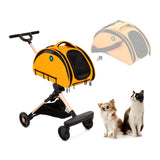 Coche 3 en 1 Pet Rover Hpz bingo bag stroller para mascotas