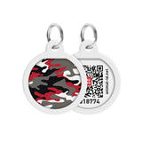 Waudog Placa de identificación Smart ID con diseño Grey Camo