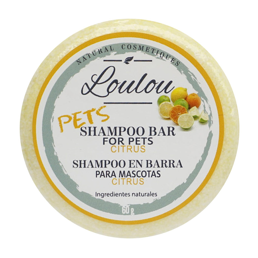 LOULOU PETS shampoo en barra para mascotas CITRUS 60gr - Pet Fashion