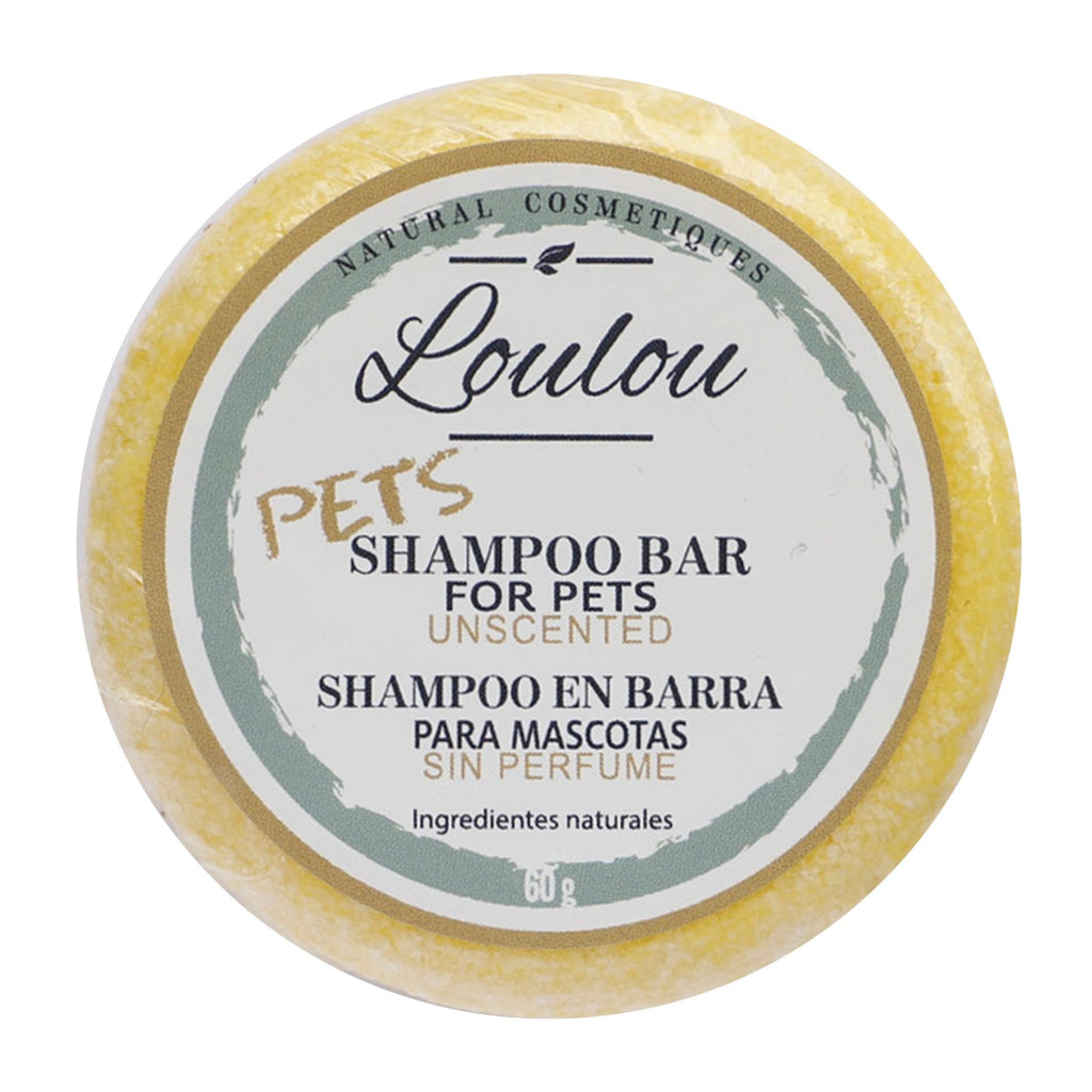 LOULOU PETS shampoo en barra para mascotas SIN PERFUME 60gr - Pet Fashion