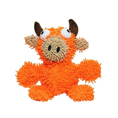 Mighty Microfiber Ball Med Bull Orange juguete ultra resistente para perro - Pet Fashion