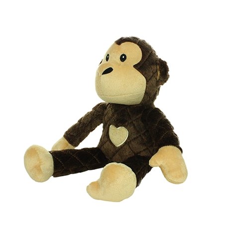 Mighty Safari Monkey Brown juguete ultra resistente para perro - Pet Fashion