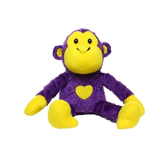 Mighty Safari Monkey Purple juguete ultra resistente para perro - Pet Fashion