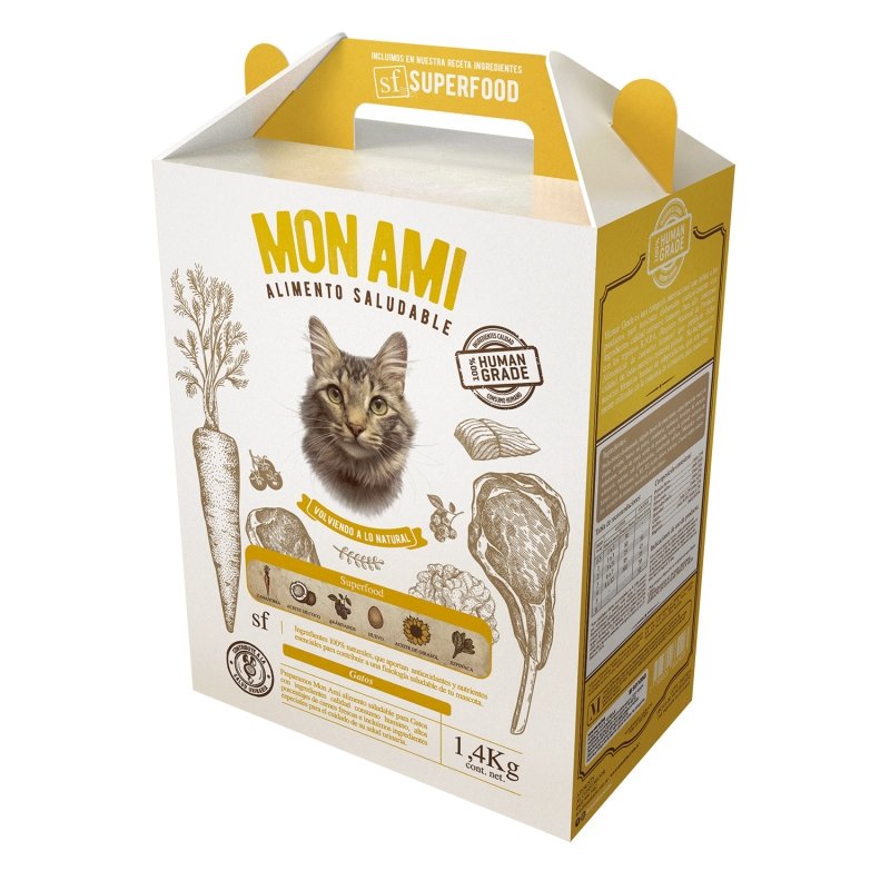 Mon Ami alimento saludable superfood gato 1.4 kg. - Pet Fashion