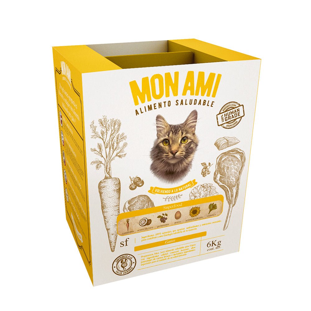 Mon Ami alimento saludable superfood gato 6 kg. - Pet Fashion