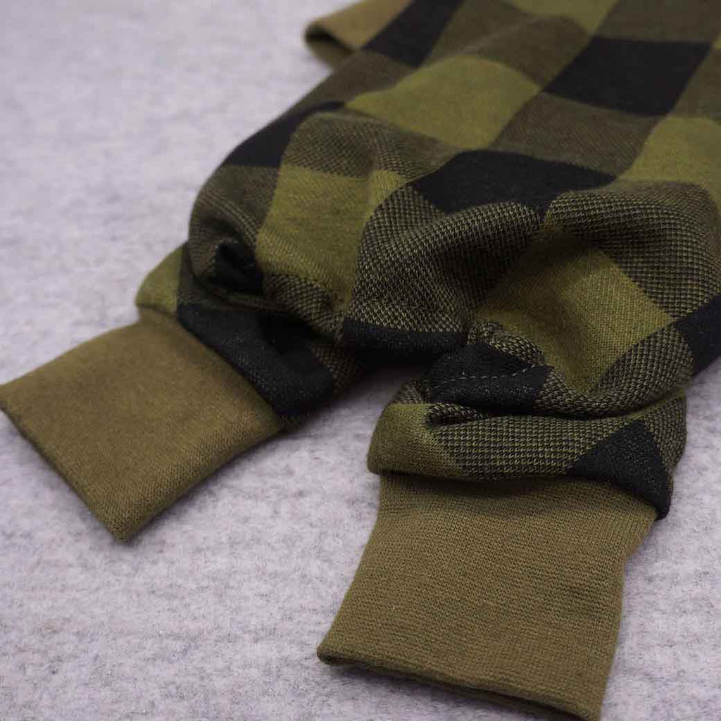 Pijama Buffalo Plaid Negro / Verde - Pet Fashion