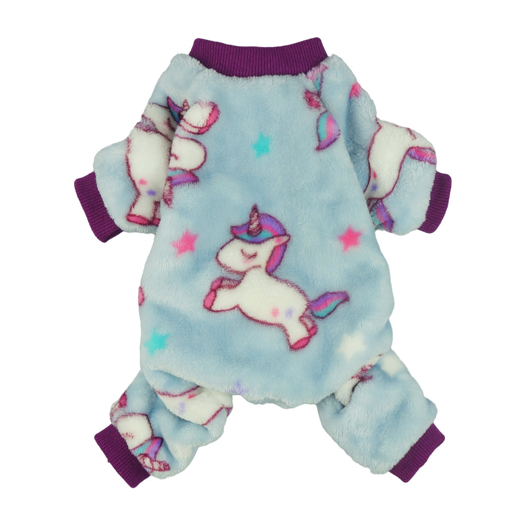 Pijama Unicornios Celeste - Pet Fashion