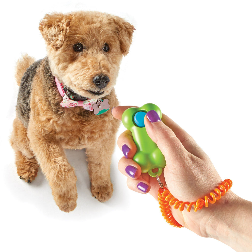 Smarty Pooch Training Clicker- BONE juguete de entrenamiento para perro - Pet Fashion