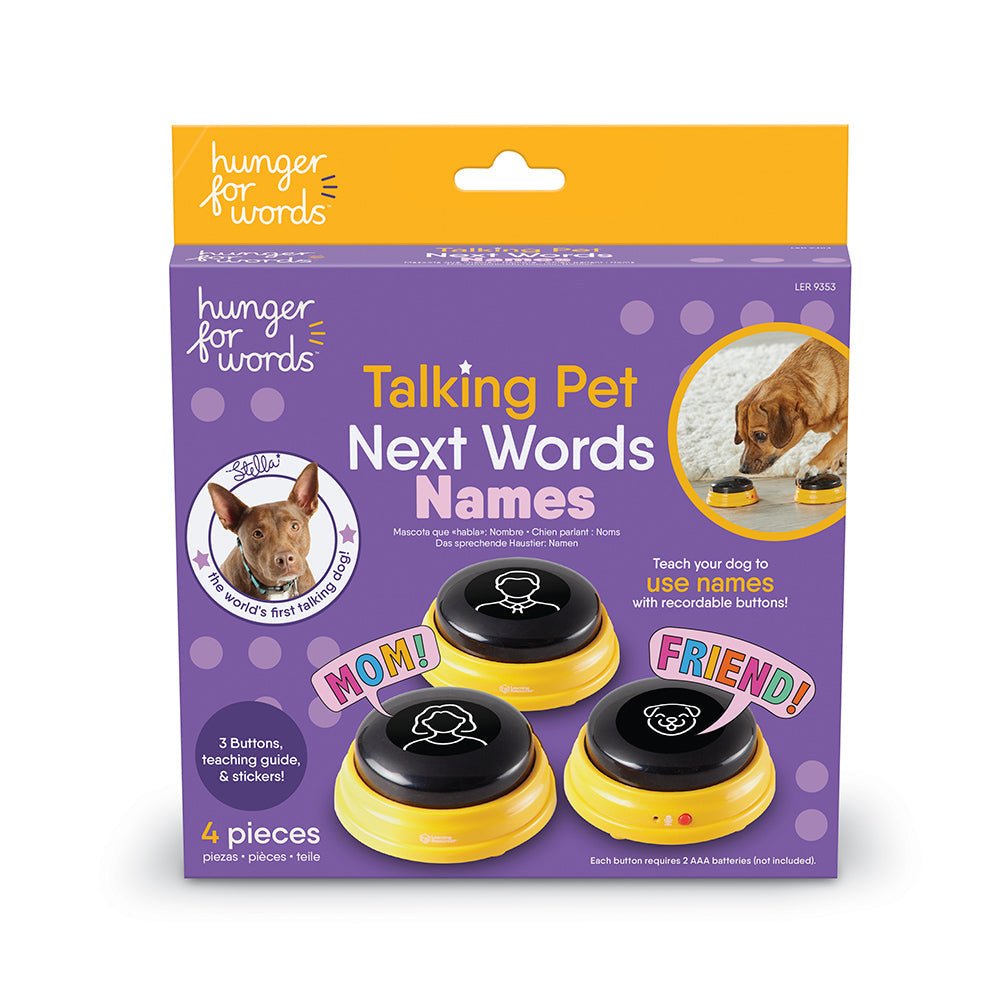 Talking Pet Next Words Names juguete de entrenamiento para perro - Pet Fashion