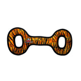 Tuffy Mega Tug Oval Tiger juguete ultra resistente para perro