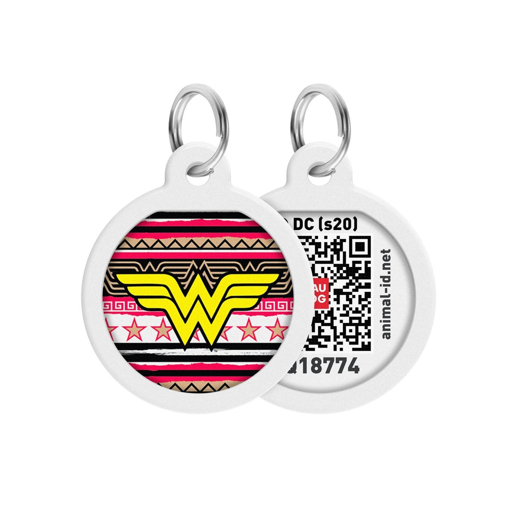 Wonder Woman 4 DC Comics Placa de identificación Smart ID – App ¡GRATIS! - Pet Brands
