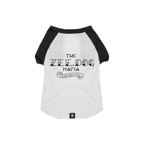 ZEE.DOG Old School Mafia Black Sleeves T-shirt Polo - Pet Fashion